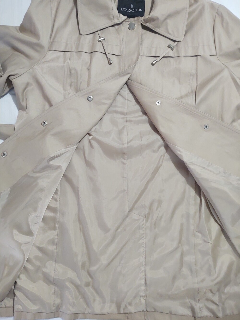 NWT London Fog Classic Trench Coat XXL - Picture 9 of 13